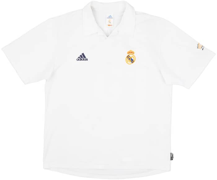 2001 Real Madrid Home Shirt Zidane #5 - 6/10 - (L)