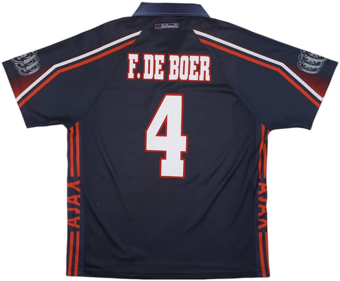 1997-98 Ajax Away Shirt F.De Boer #4 - 6/10 - (XL)