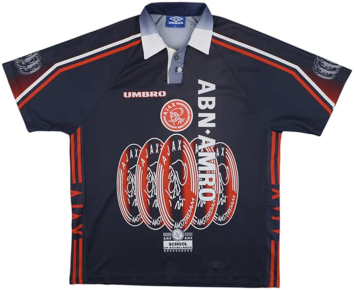1997-98 Ajax Away Shirt F.De Boer #4 - 6/10 - (XL)