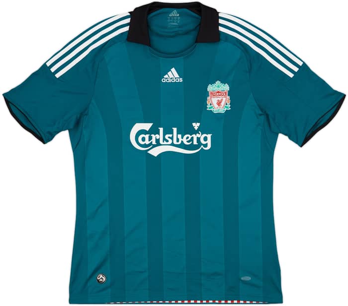 2008-09 Liverpool Third Shirt Gerrard #8 - 8/10 - (L)