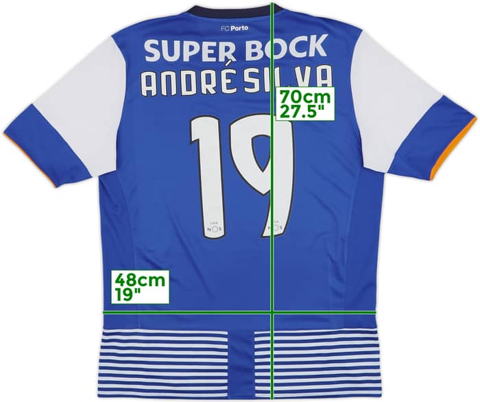 2015-16 Porto Home Shirt Andre Silva #19 - 8/10 - (M)