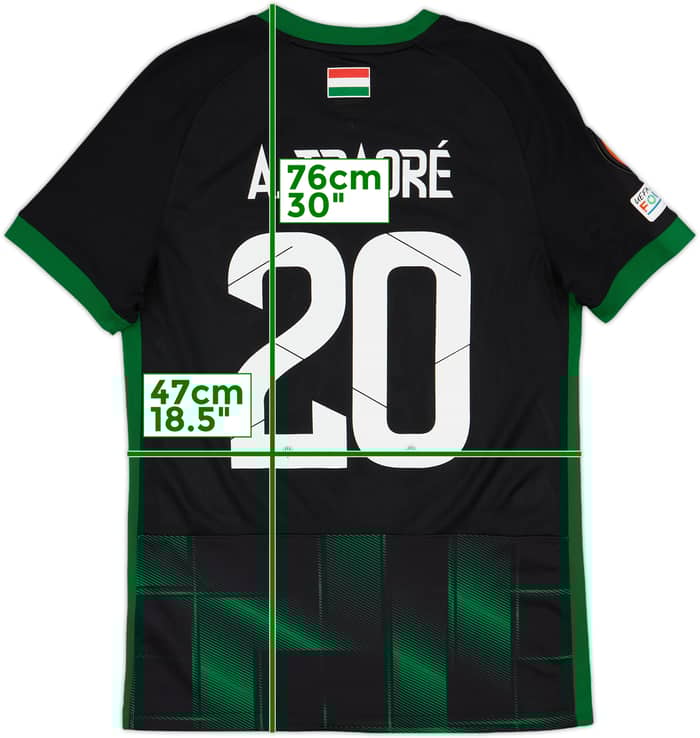 2022-23 Ferencvaros Away Shirt Traore #20 - 9/10 - (M)