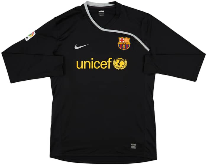 2008-09 Barcelona GK Shirt V. Valdes #1 - 4/10 - (XXL)