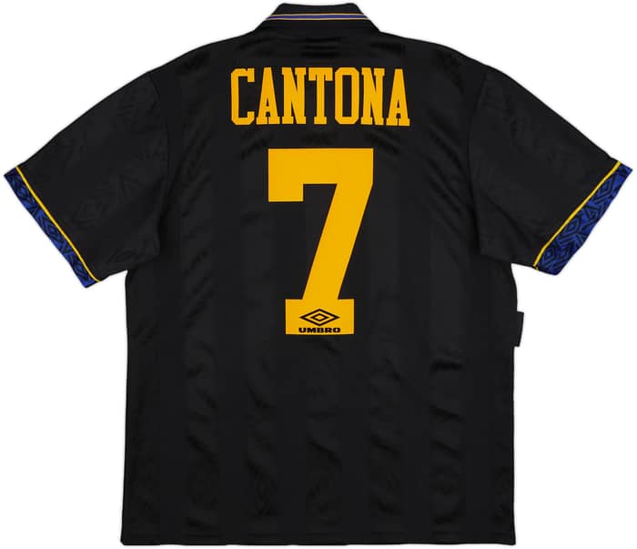 1993-95 Manchester United Away Shirt Cantona #7 - 8/10 - (L)
