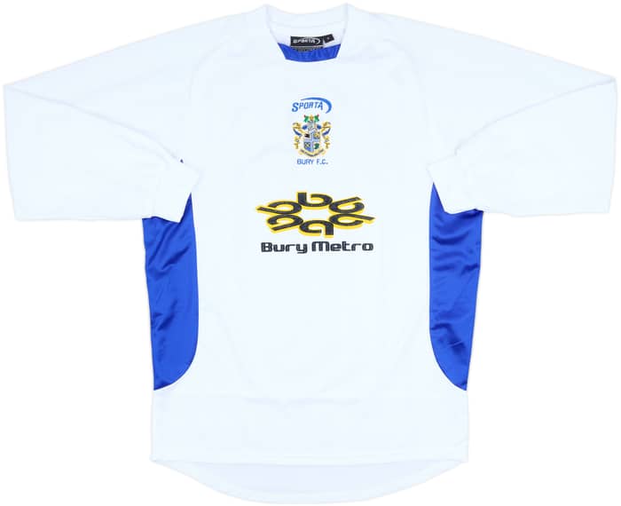 2003-04 Bury Home L/S Shirt - 8/10 - (M)