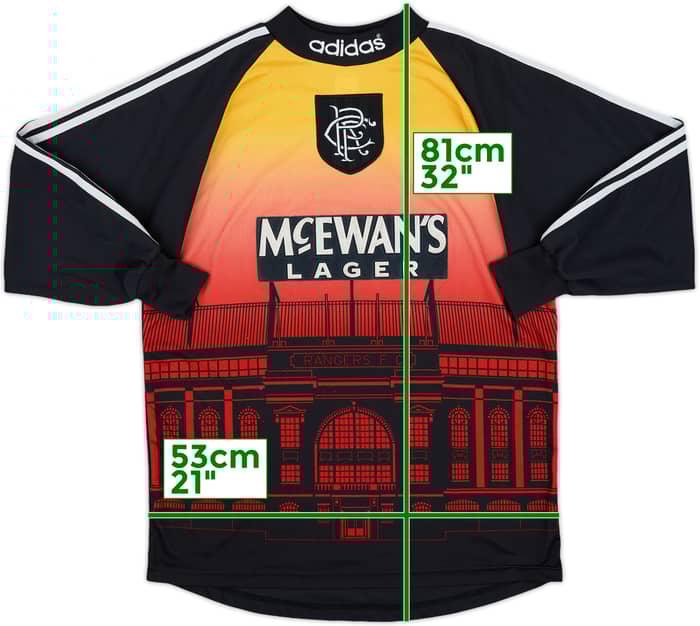 1996-97 Rangers GK Shirt - 8/10 - (M)