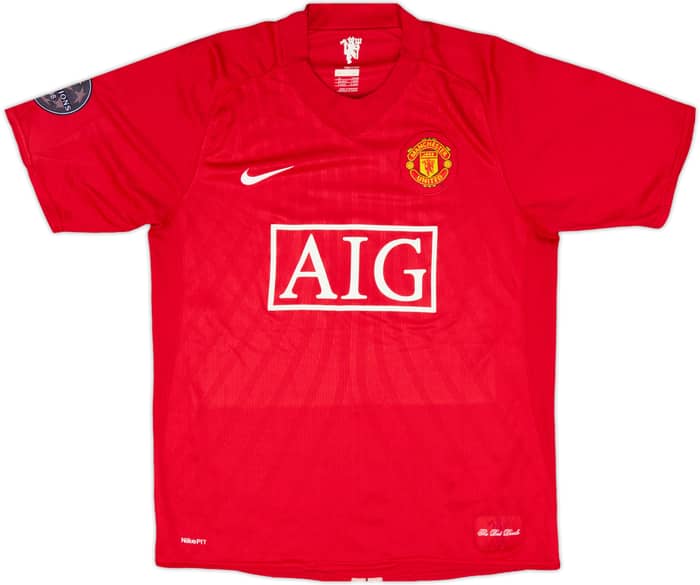 2007-09 Manchester United Home Shirt Ronaldo #7 - 9/10 - (M)