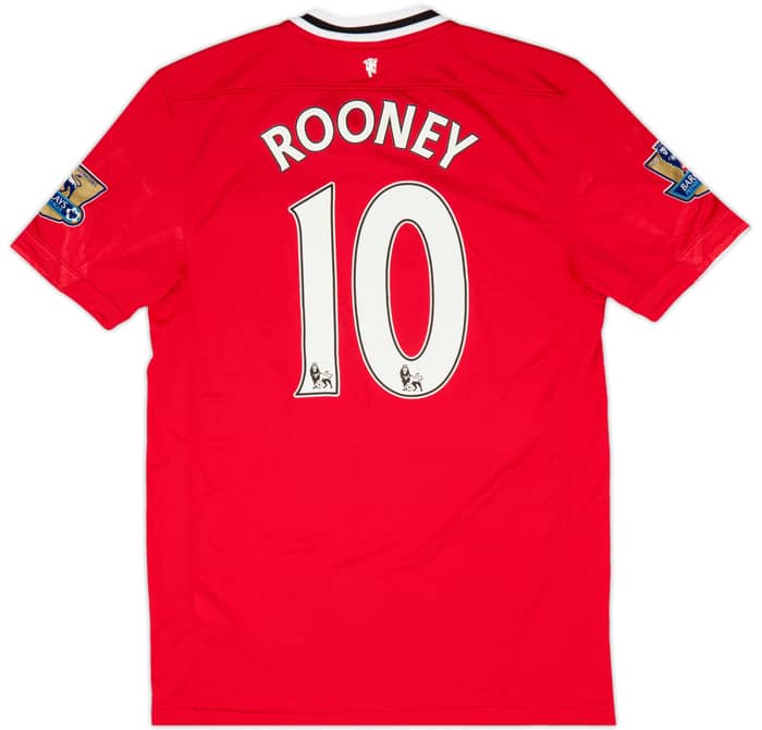 2011-12 Manchester United Home Shirt Rooney #10 - 9/10 - (M)