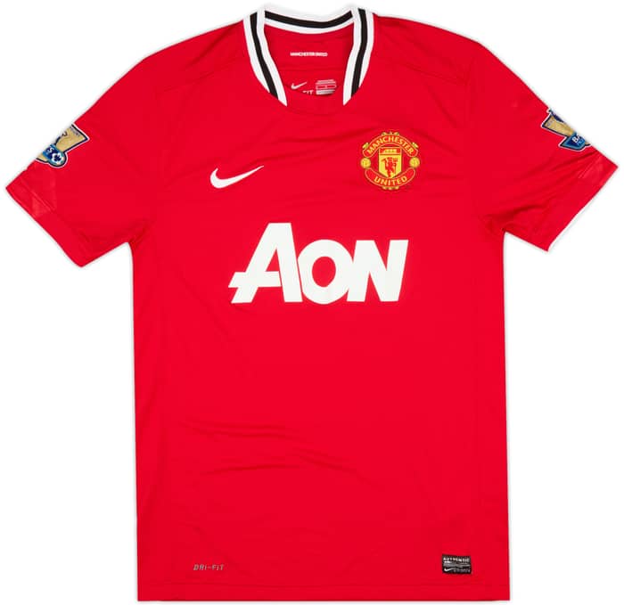 2011-12 Manchester United Home Shirt Rooney #10 - 9/10 - (M)
