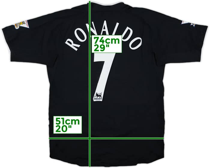 2003-05 Manchester United Away Shirt Ronaldo #7 - 7/10 - (M)