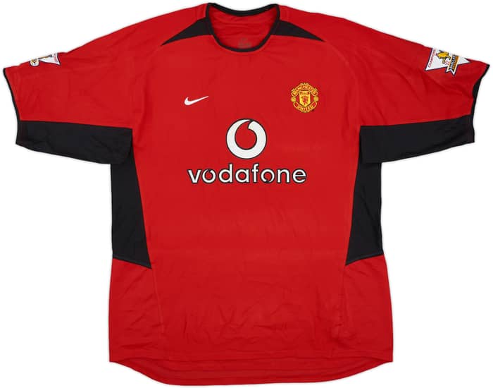 2002-04 Manchester United Home Shirt Forlan #21 - 6/10 - (L)