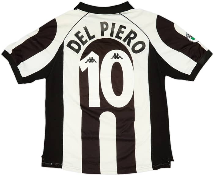 1997-98 Juventus Centenary Home Shirt Del Piero #10 - 6/10 - (L)