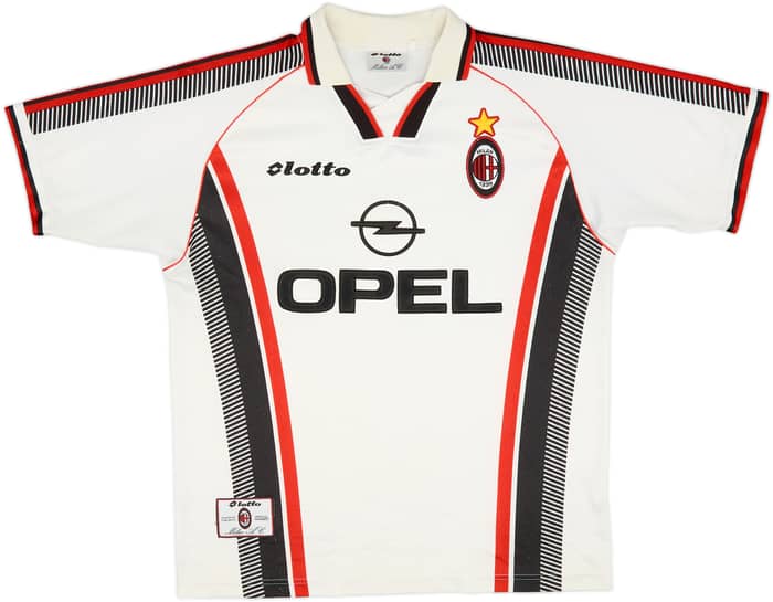 1997-98 AC Milan Away Shirt Baggio #18 - 7/10 - (L)