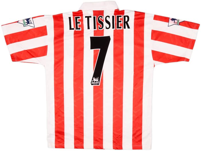 1995-97 Southampton Home Shirt Le Tissier #7 - 8/10 - (M)