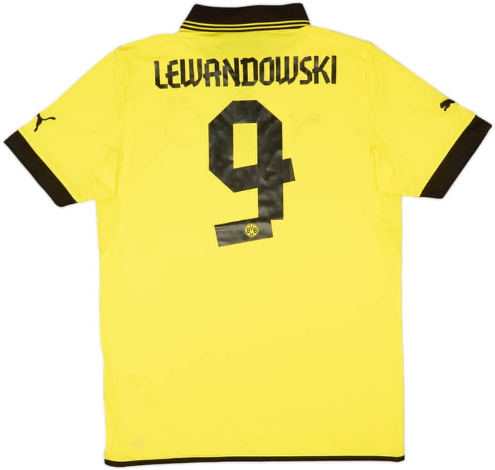 2012-13 Borussia Dortmund Home Shirt Lewandowski #9 - 9/10 - (L)