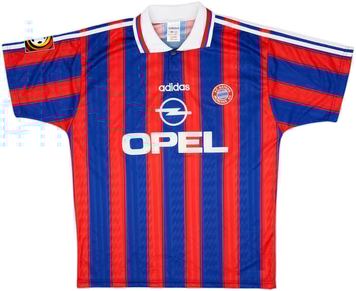 1995-97 Bayern Munich Home Shirt Klinsmann #18 - 9/10 - (L)