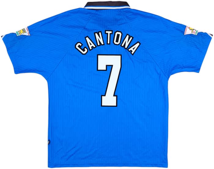 1996-98 Manchester United Third Shirt Cantona #7 - 8/10 - (L)