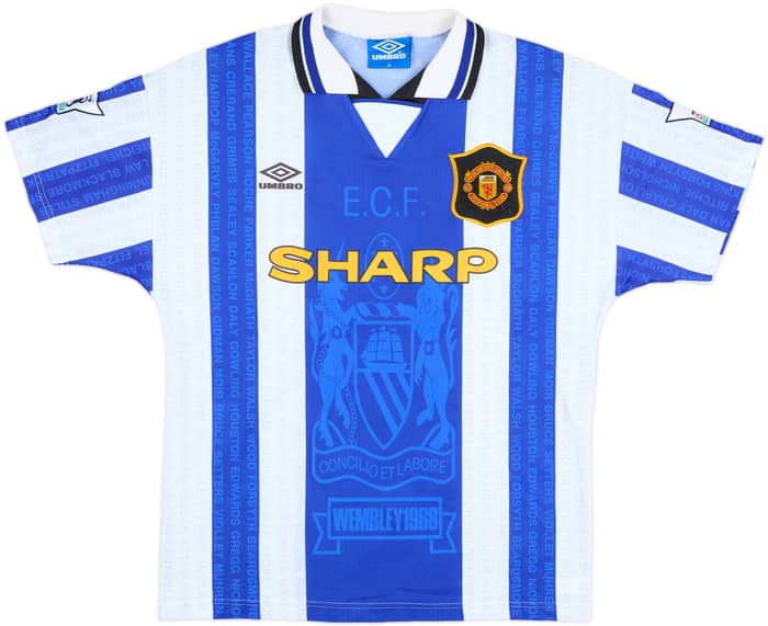 1994-96 Manchester United Third Shirt Cantona #7 - 9/10 - (M)