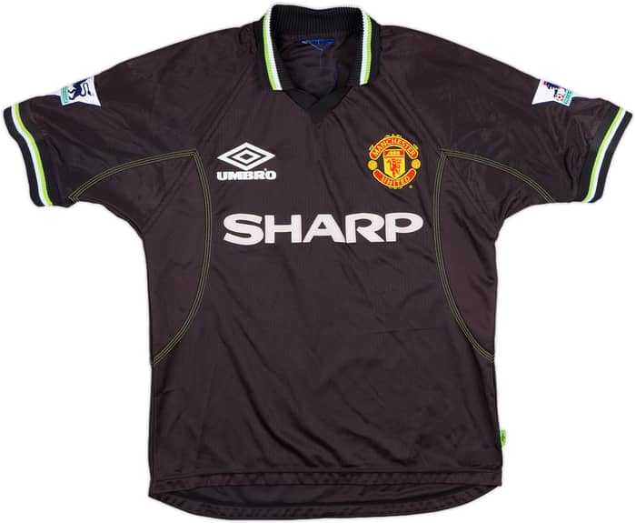 1998-99 Manchester United Third Shirt Blomqvist #15 - 7/10 - (M)