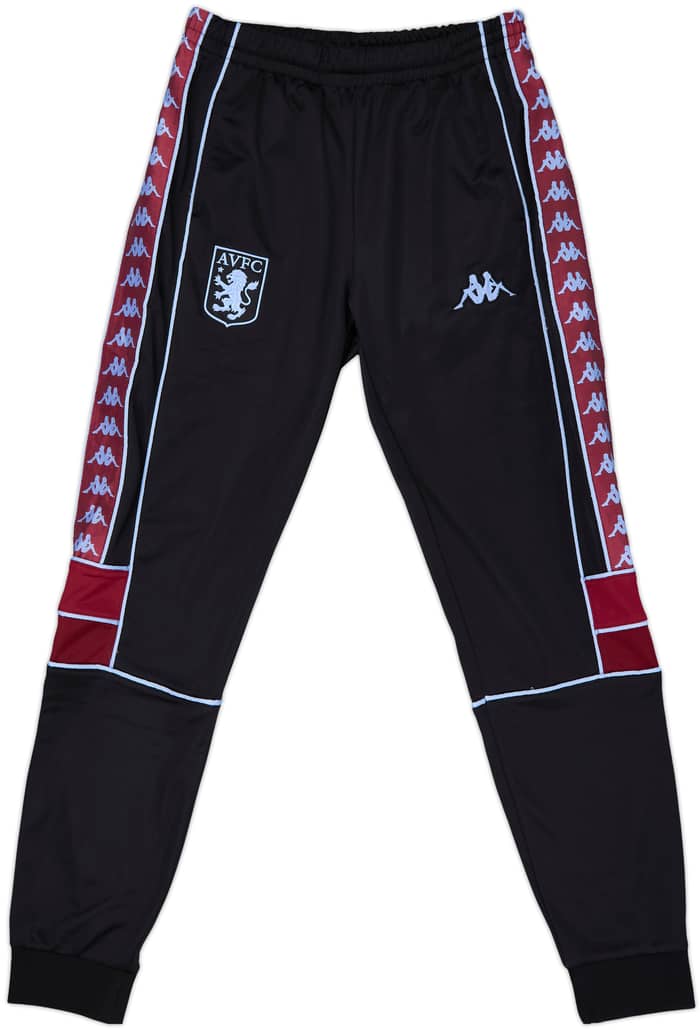 2019-20 Aston Villa Kappa Track Pants/Bottoms - 8/10 - (L)