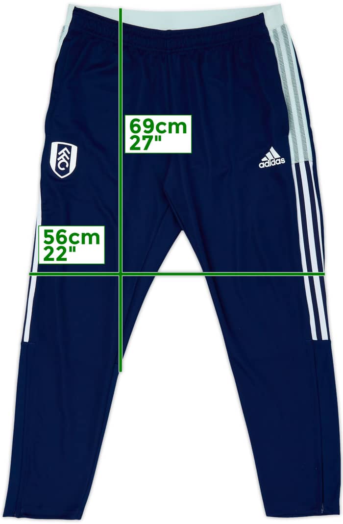 2021-22 Fulham adidas Track Pants/Bottoms - 8/10 - (XL)