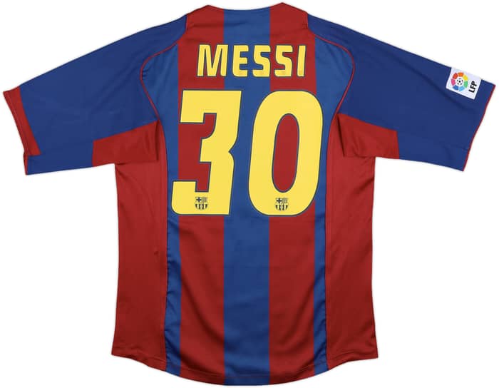 2005-06 Barcelona Home Shirt Messi #30 - 8/10 - (M)