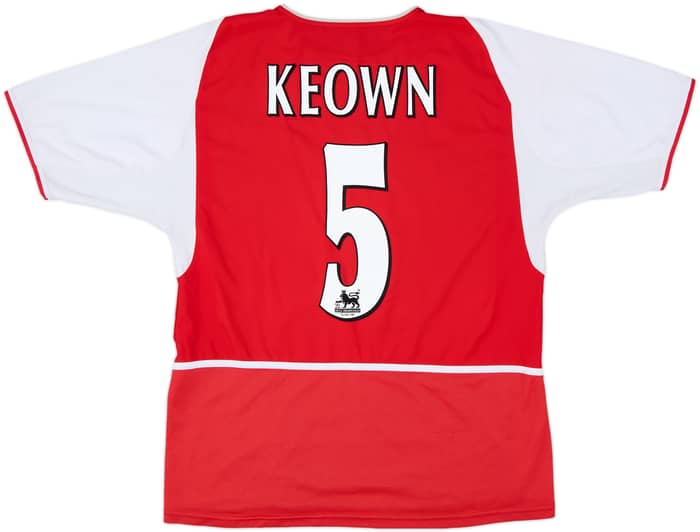 2002-04 Arsenal Home Shirt Keown #5 - 7/10 - (M)