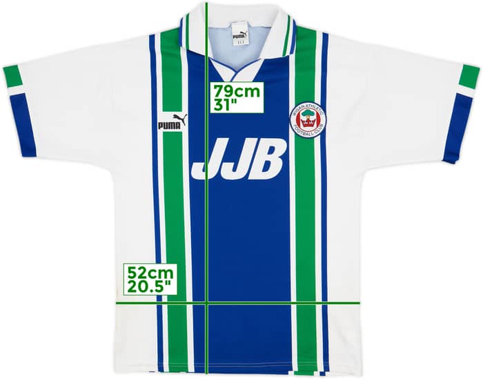 1995-98 Wigan Home Shirt - 6/10 - (L)