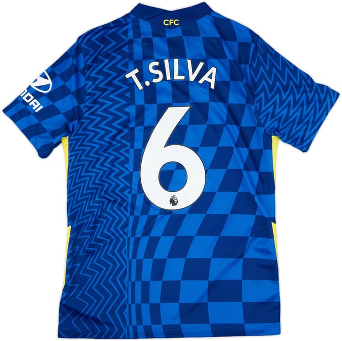 2021-22 Chelsea Home Shirt T.Silva #6 - 10/10 - (M)