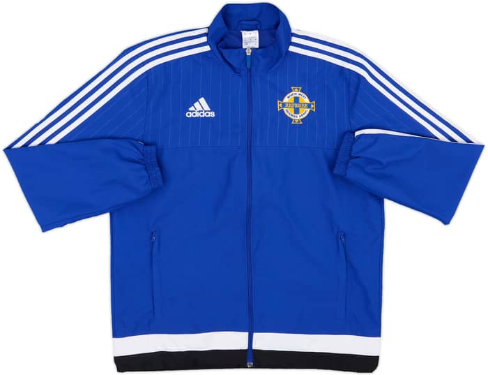 2015-16 Northern Ireland Referee adidas Track Jacket - 8/10 - (M)