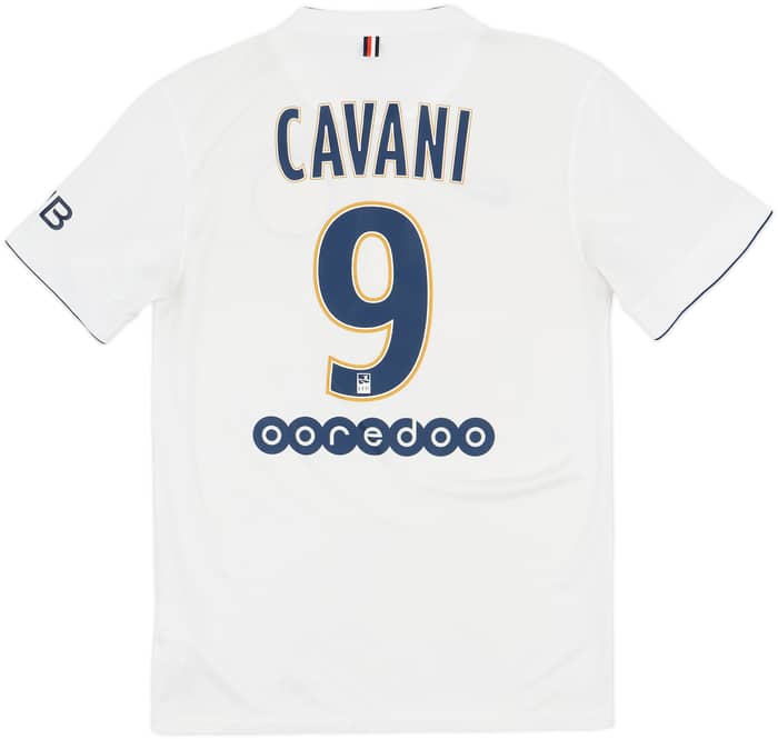 2014-15 Paris Saint-Germain Away Shirt Cavani #9 -7/10 - (S)