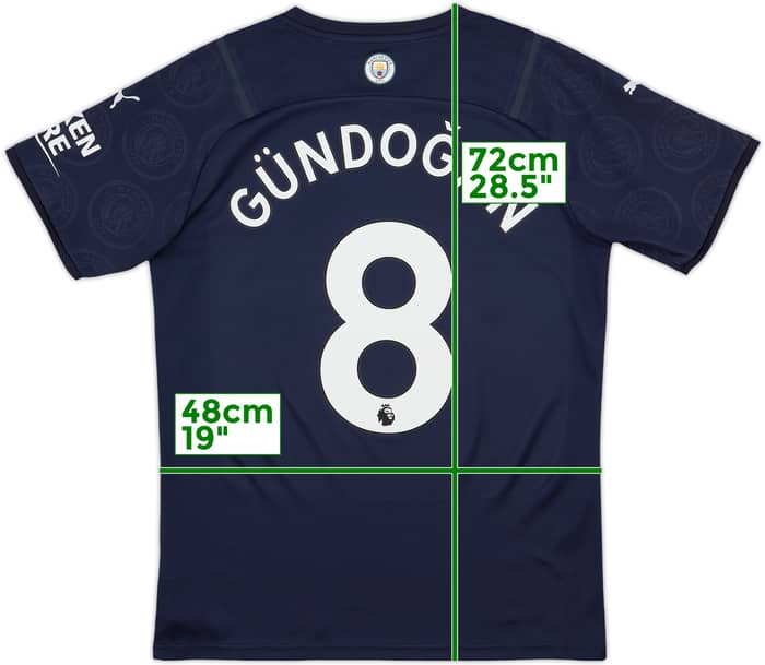 2021-22 Manchester City Third Shirt Gundogan #8 - 10/10 - (M)