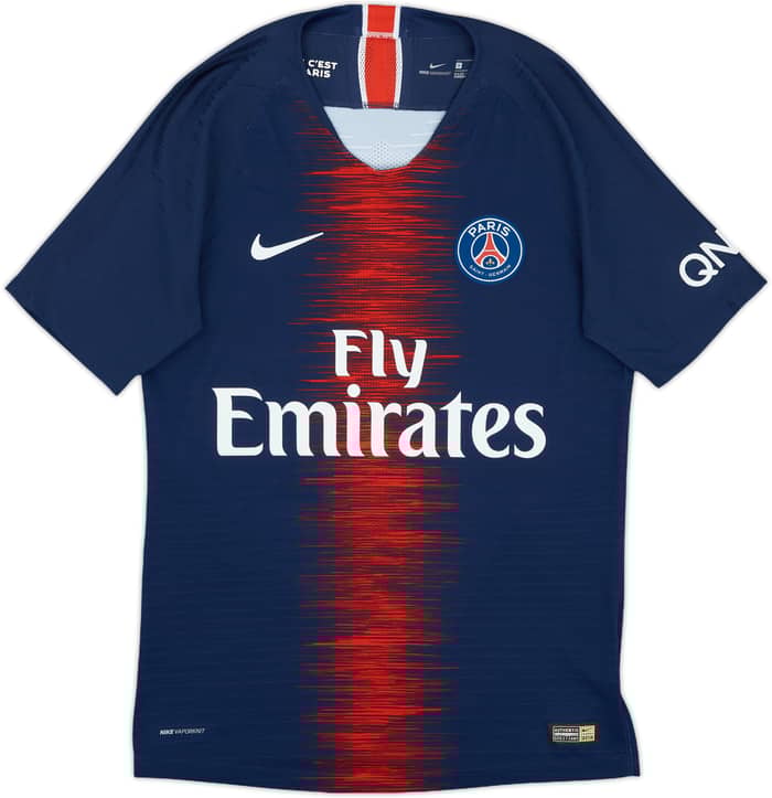 2018-19 Paris Saint-Germain Authentic Home Shirt Mbappe #7 - 10/10 - (S)