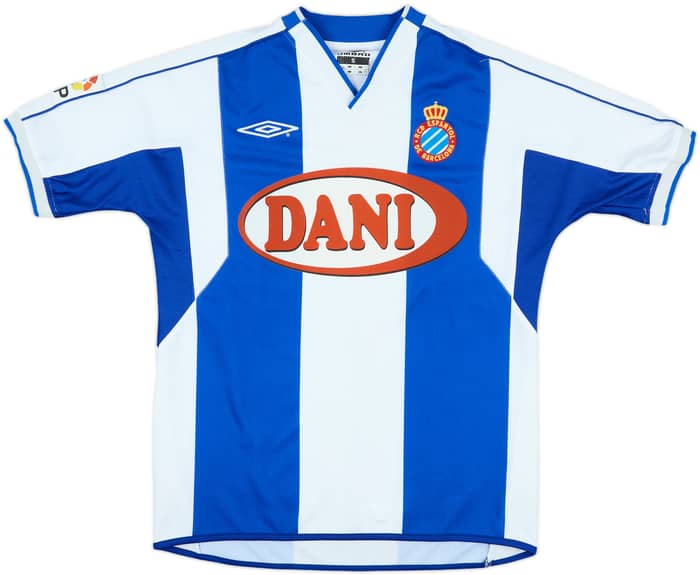 2002-03 Espanyol Home Shirt - 8/10 - (S)