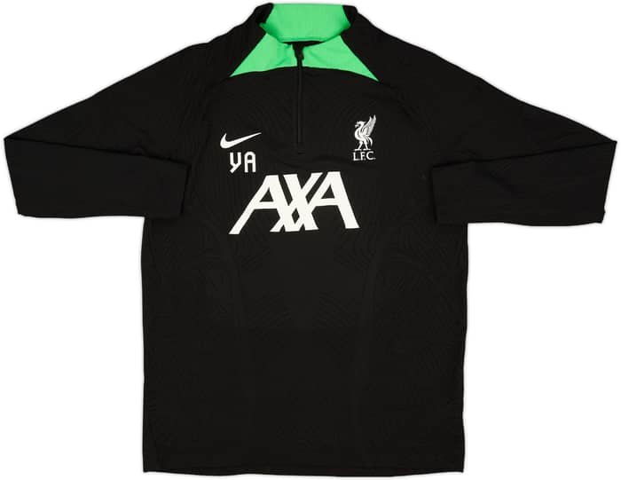 2023-24 Liverpool Staff Issue Nike Vaporknit 1/4 Zip Training Top YA - 8/10 - (L)