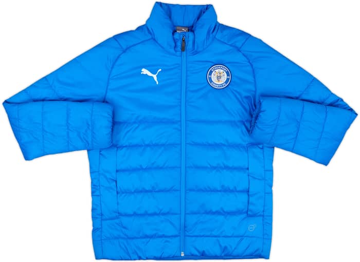 2018-19 Stockport County Puma Padded Bench Coat - 9/10 - (M)