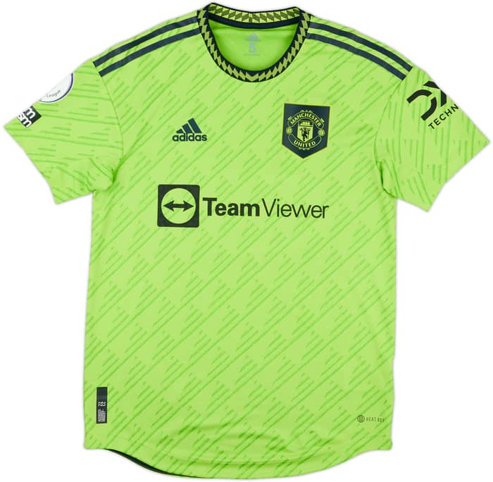 2022-23 Manchester United Match Issue Third Shirt Garnacho #49