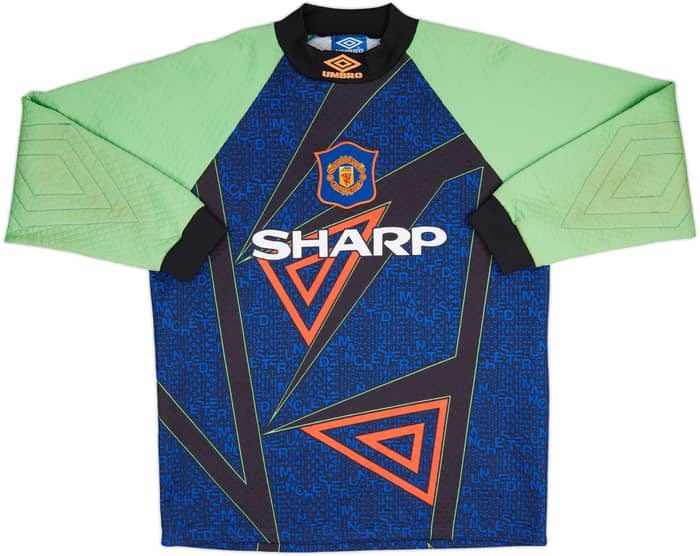 1994-96 Manchester United GK Shirt Schmeichel #1 - 8/10 - (L)