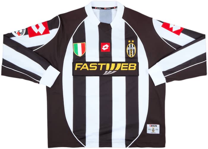 2002-03 Juventus Home L/S Shirt Del Piero #10 - 9/10 - (L)