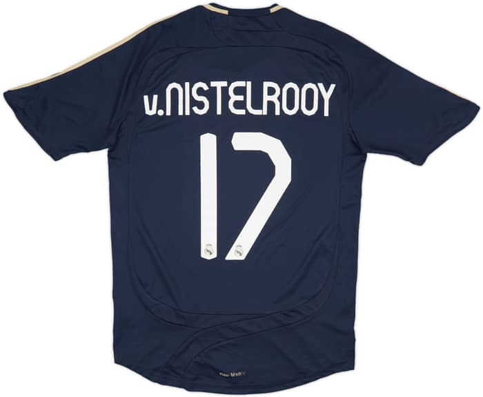 2007-08 Real Madrid Away Shirt v. Nistelrooy #17 - 7/10 - (M)