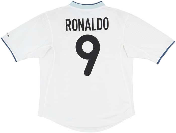 2000-01 Inter Milan Away Shirt Ronaldo #9 - 7/10 - (L)
