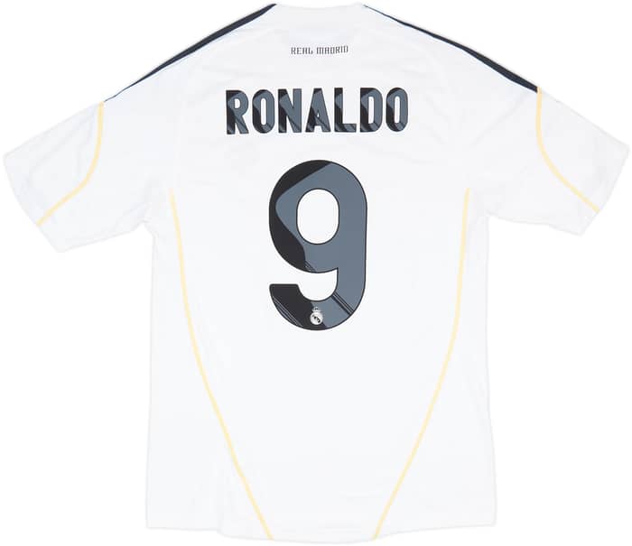2009-10 Real Madrid Home Shirt Ronaldo #9 - 8/10 - (M)