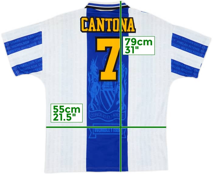 1994-96 Manchester United Third Shirt Cantona #7 - 5/10 - (L)