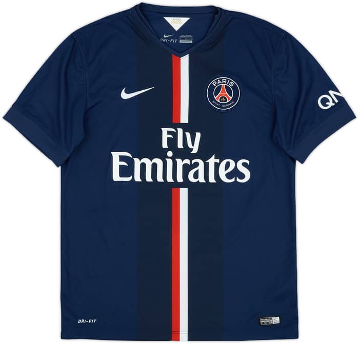 2014-15 Paris Saint-Germain Home Shirt Ibrahimovic #10 - 6/10 - (M)