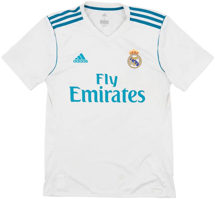 2017-18 Real Madrid Home Shirt Bale #11 - 7/10 - (S)
