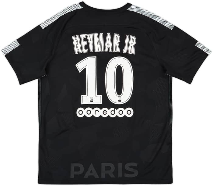 2017-18 Paris Saint-Germain Third Shirt Neymar Jr #10 - 8/10 - (L)