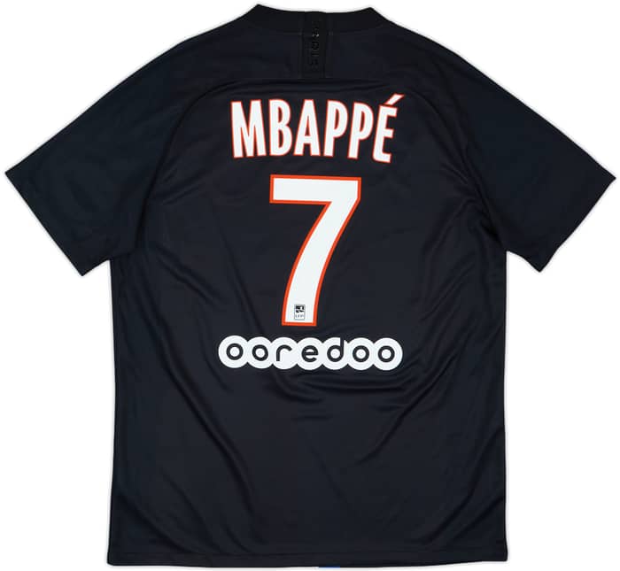 2019-20 Paris Saint-Germain Fourth Shirt Mbappe #7 - 9/10 - (L)