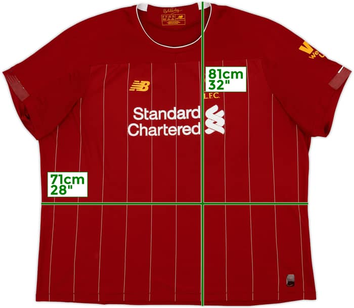 2019-20 Liverpool Home Shirt - 5/10 - (3XL)