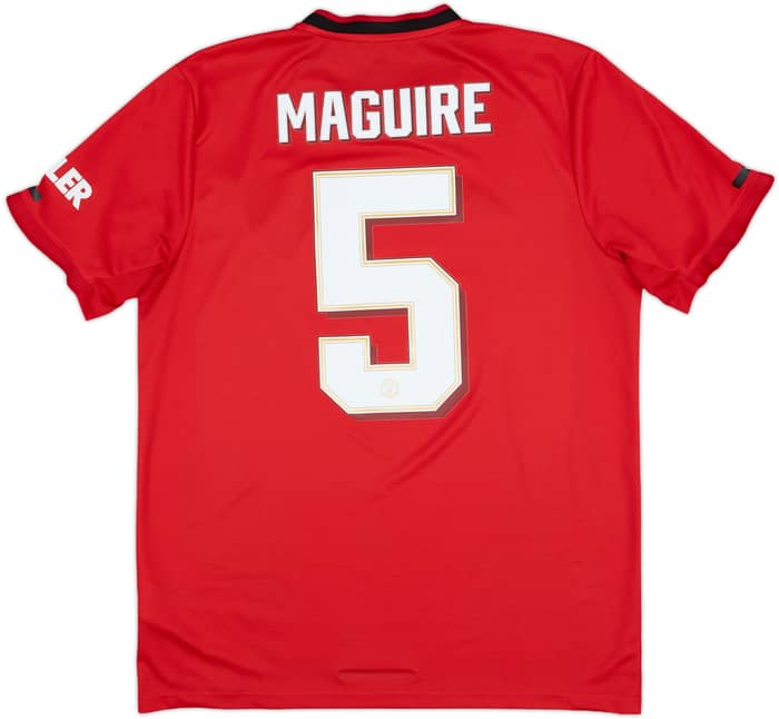 2019-20 Manchester United Home Shirt Maguire #5 - 7/10 - (L)