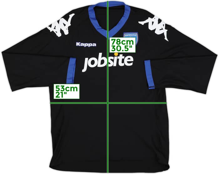 2010-11 Portsmouth Third L/S Shirt - 10/10 - (XXL)